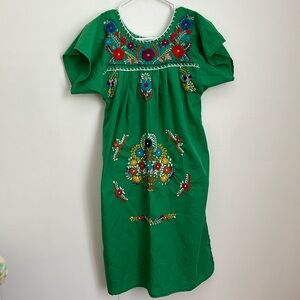 Traditional Oaxaca  embroidered dress